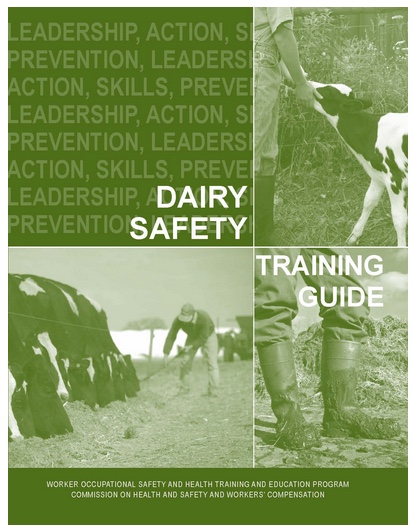 Cover of Dairy Safety Training Guide in English