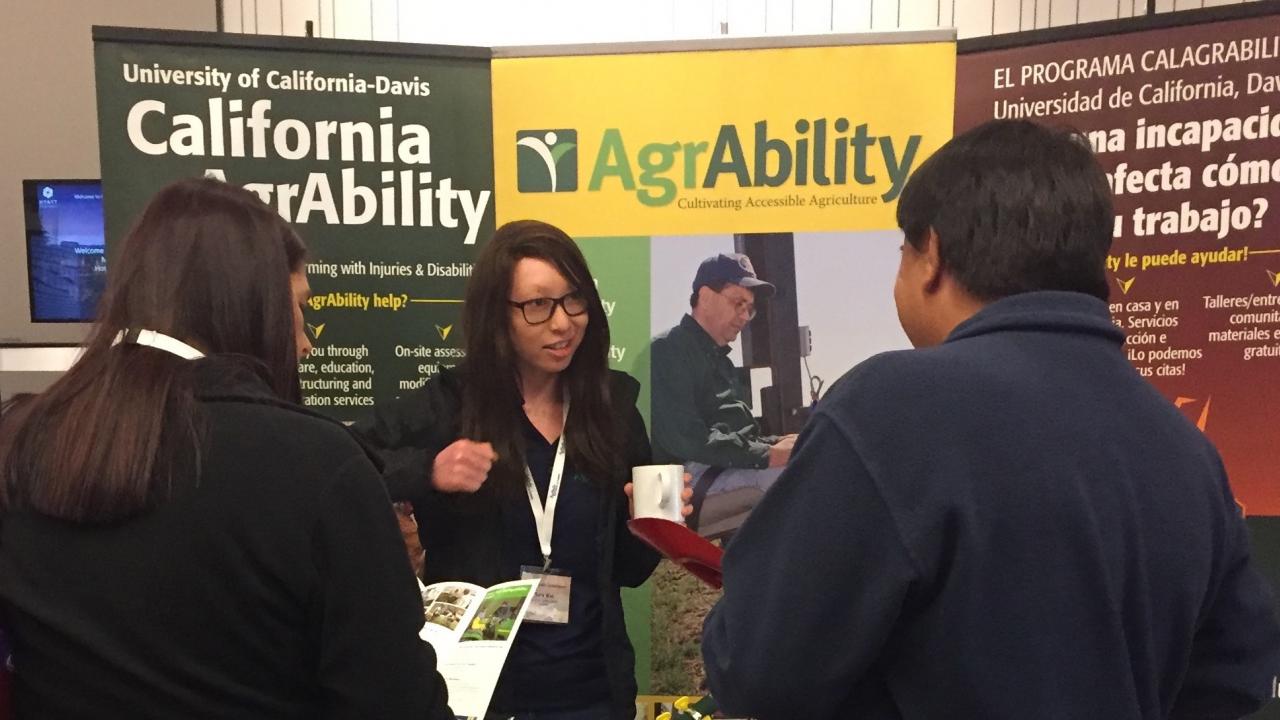 CalAgrAbility information table at conference