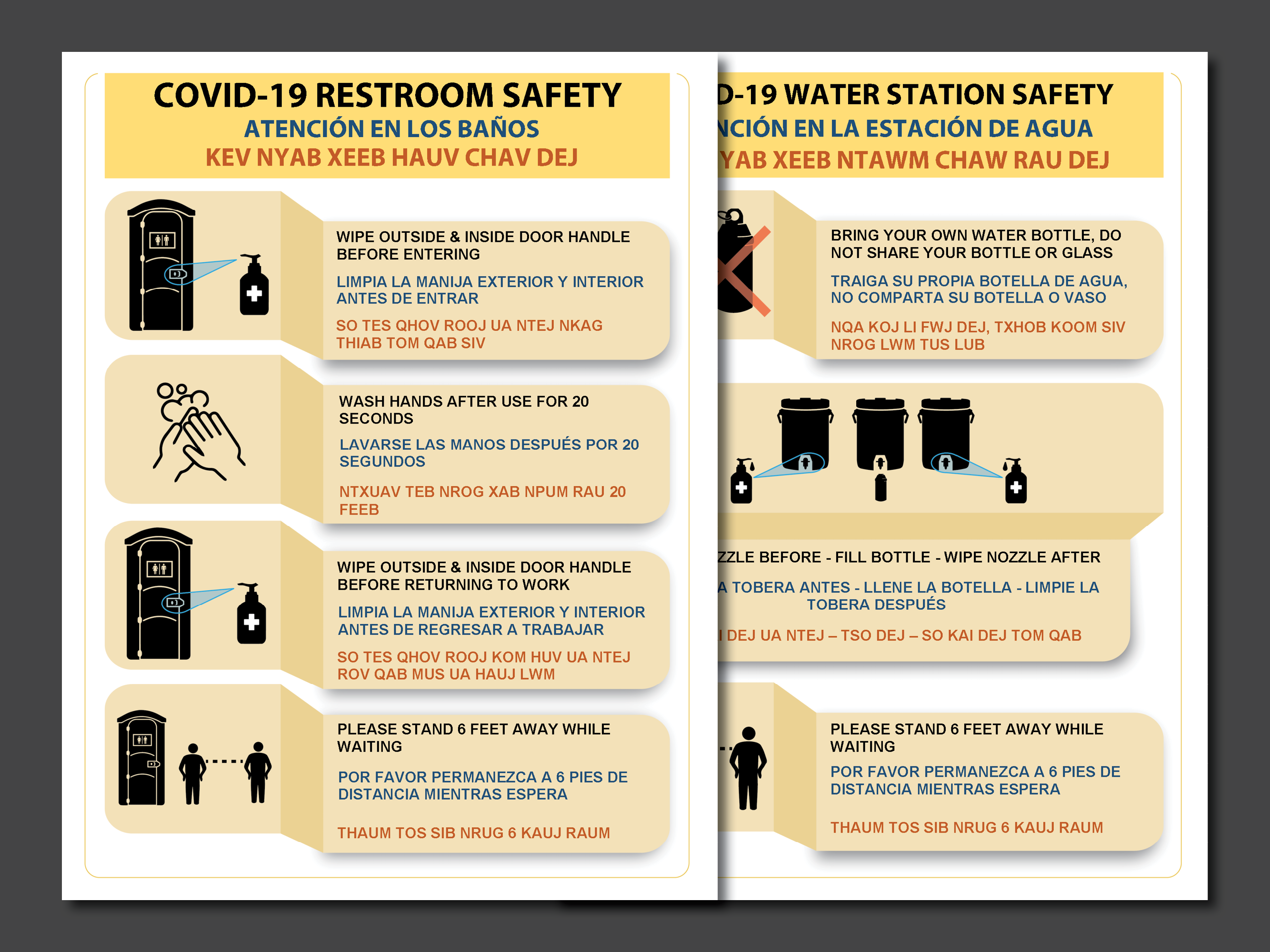 Thumbnail images for UC ANR Restroom & Water Station Safety
