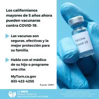 COVID-19 Vaccines for Ages 5+ (Spanish)