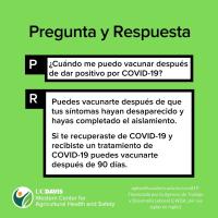 Vaccine after COVID-19 (Spanish)
