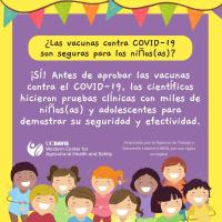 COVID-19 Kid Vaccine Long-Term Side Effects (Spanish)