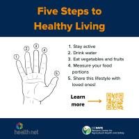 Steps to healthy living