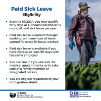 Explanation of paid sick leave eligibility