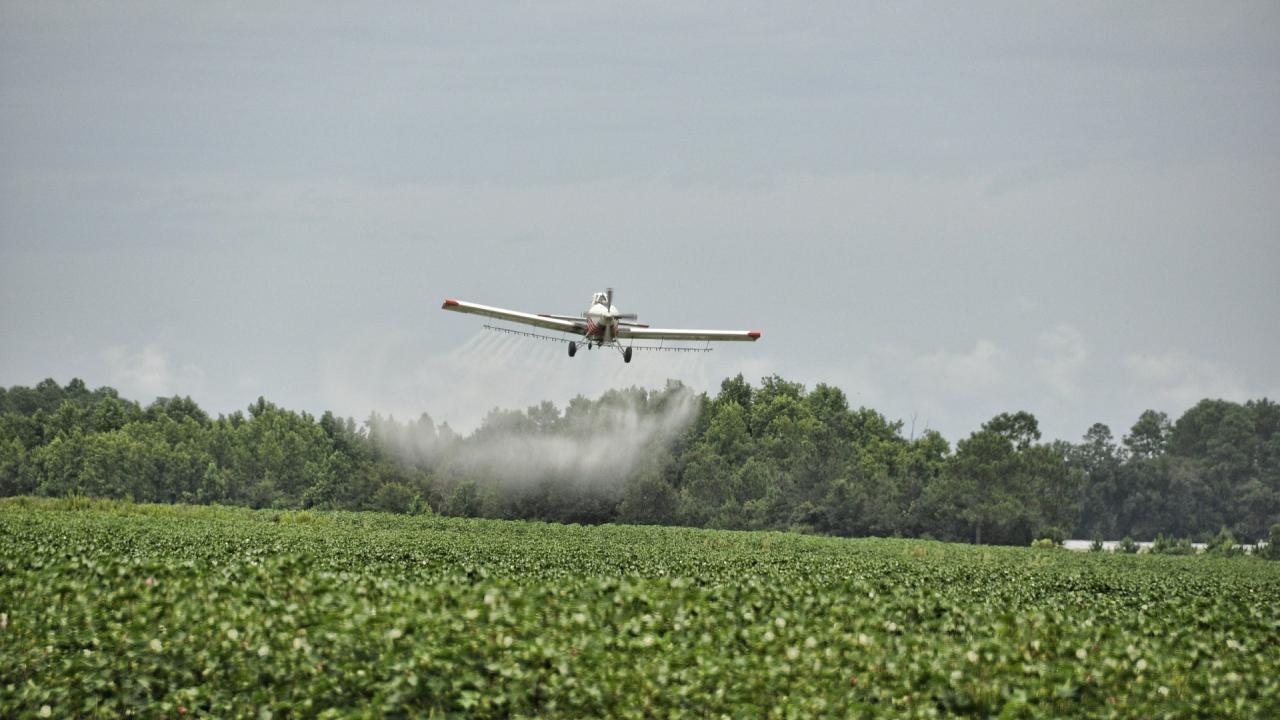 pesticide airplane